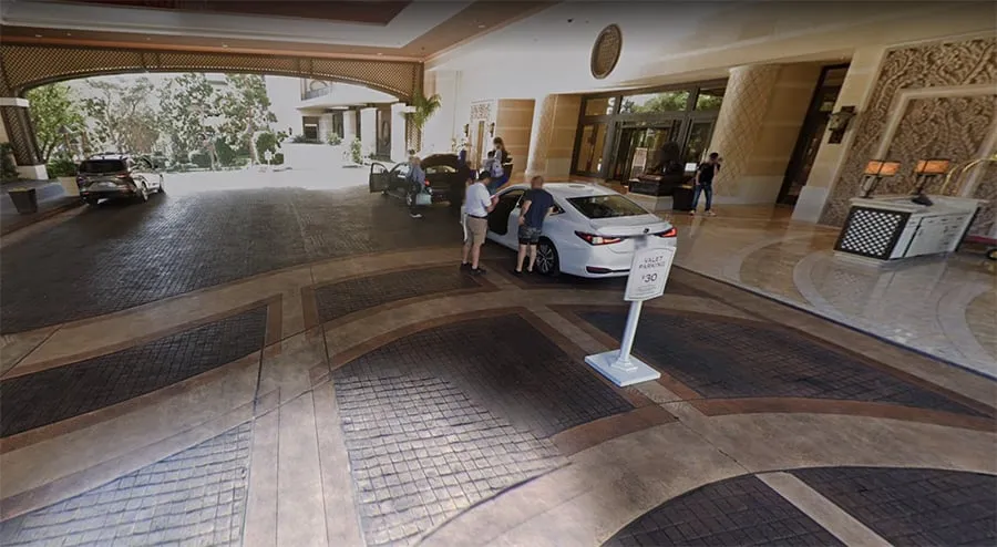 Valet Parking for Encore at Wynn Las Vegas