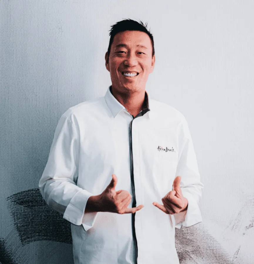 chef Akira Back was awarded his first Michelin star