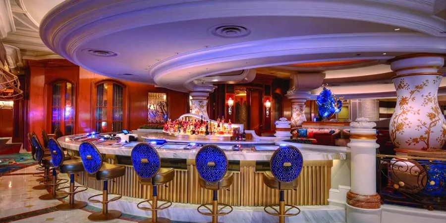 Baccarat Bar Seating View