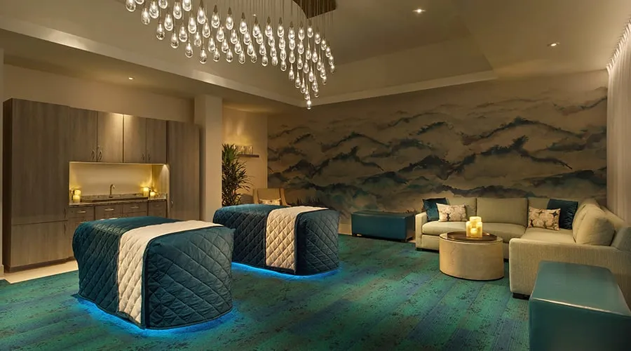bellagio amenities spa suite massage chairs