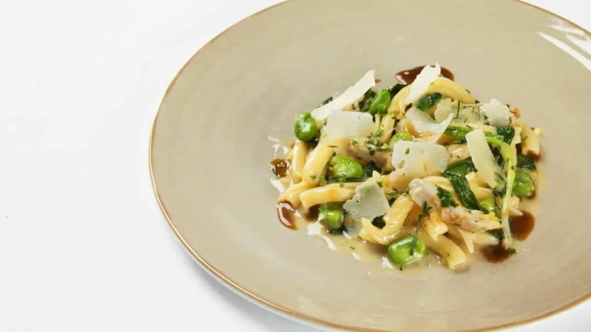bellagio restaurant spago garganelli rabbit confit pasta