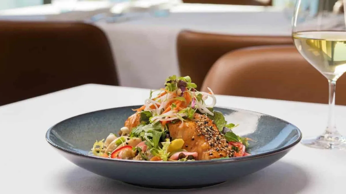 bellagio restaurant spago miso glazed salmon