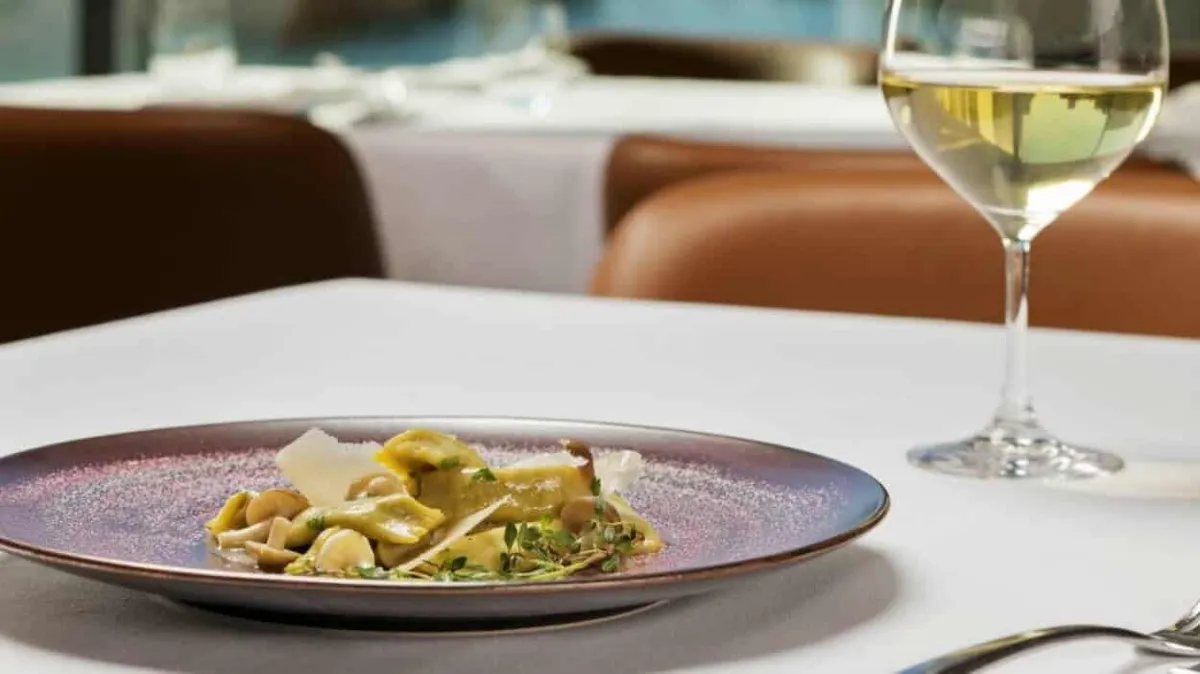 bellagio restaurant spago porcini agnolotti