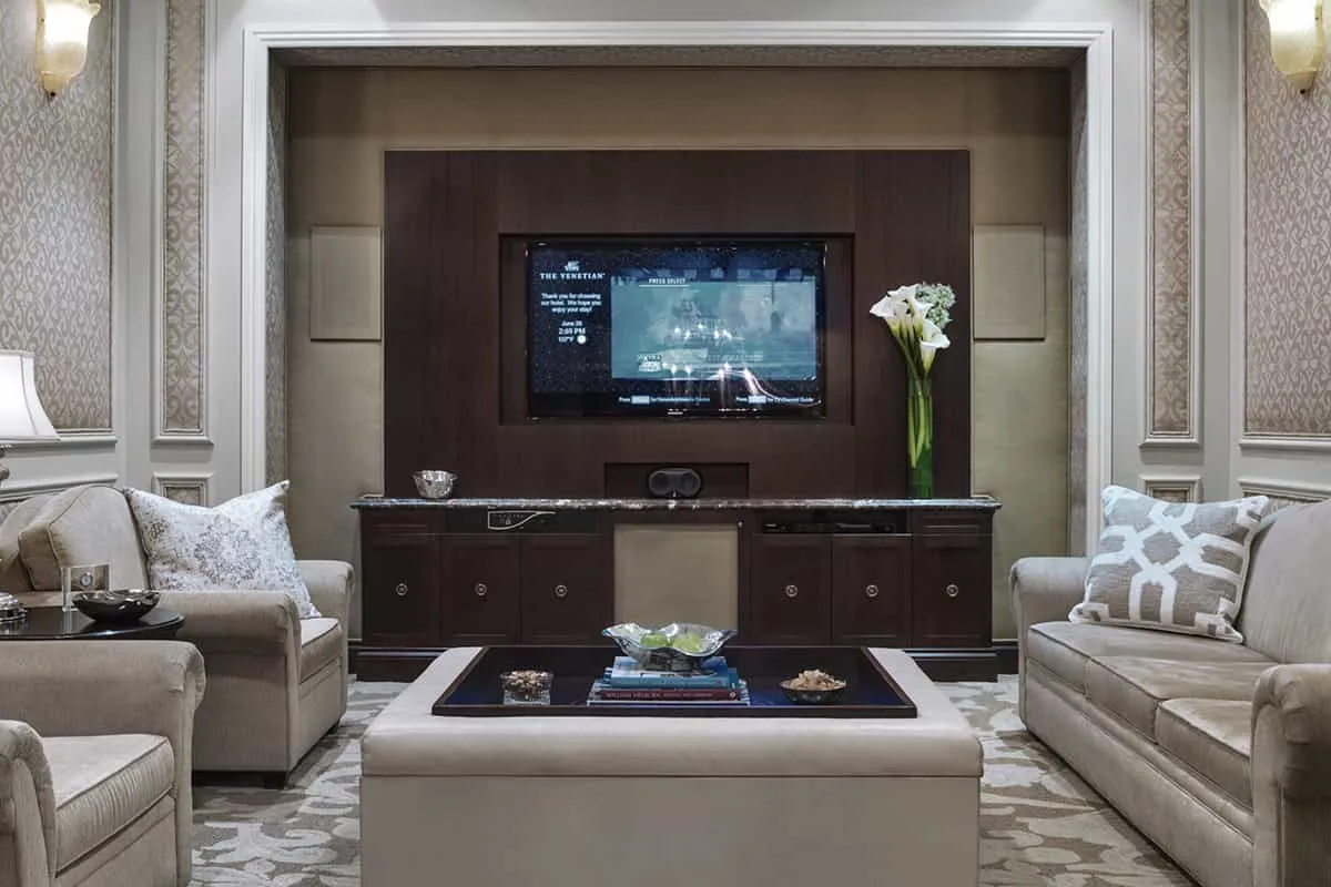 Executive King Suite Media Room