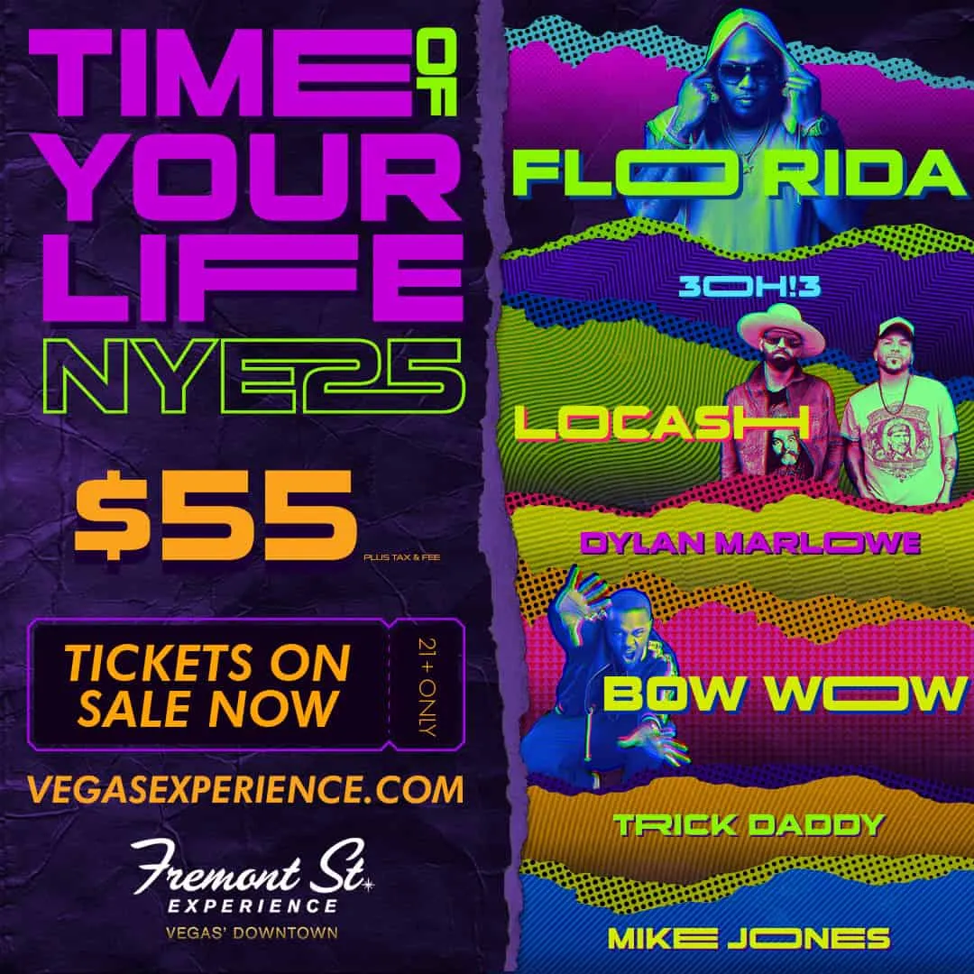 New Years Eve Downtown Las Vegas 2025