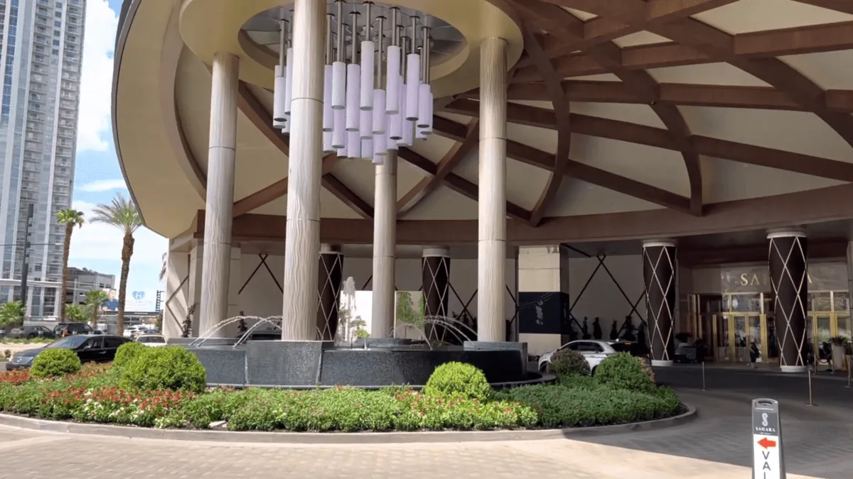 Valet Parking at Sahara Las Vegas