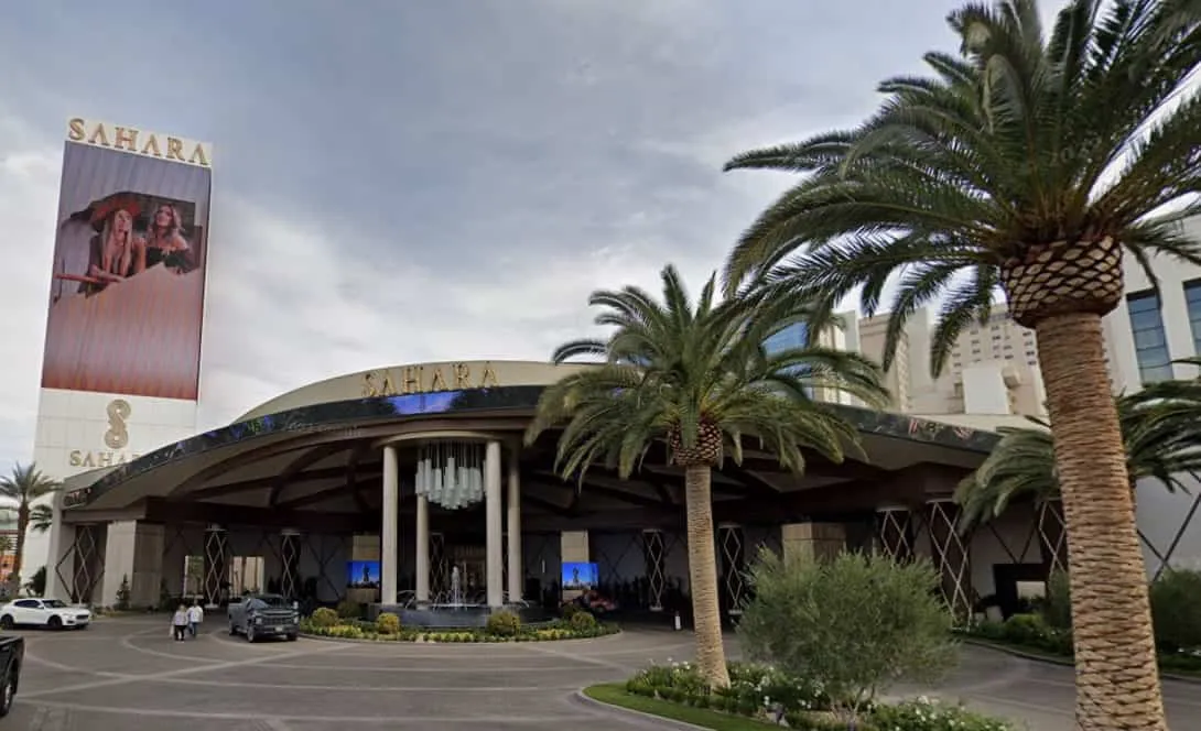 parking at Sahara Las Vegas
