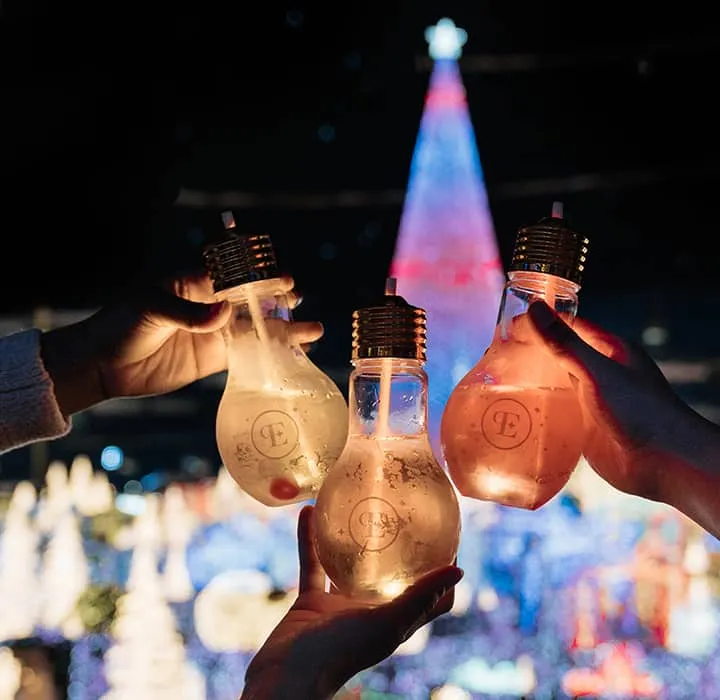 Tipsy Tree Lounge Food Beverage Light Bulb Cups