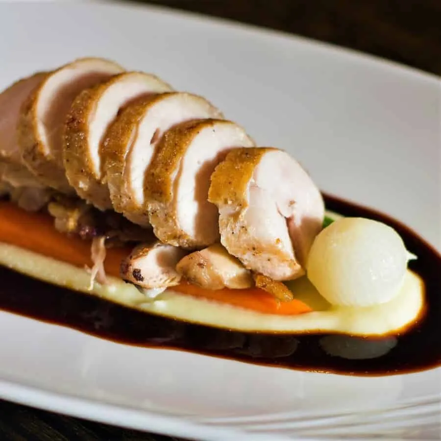 Yellowtail Vegetarian Dish