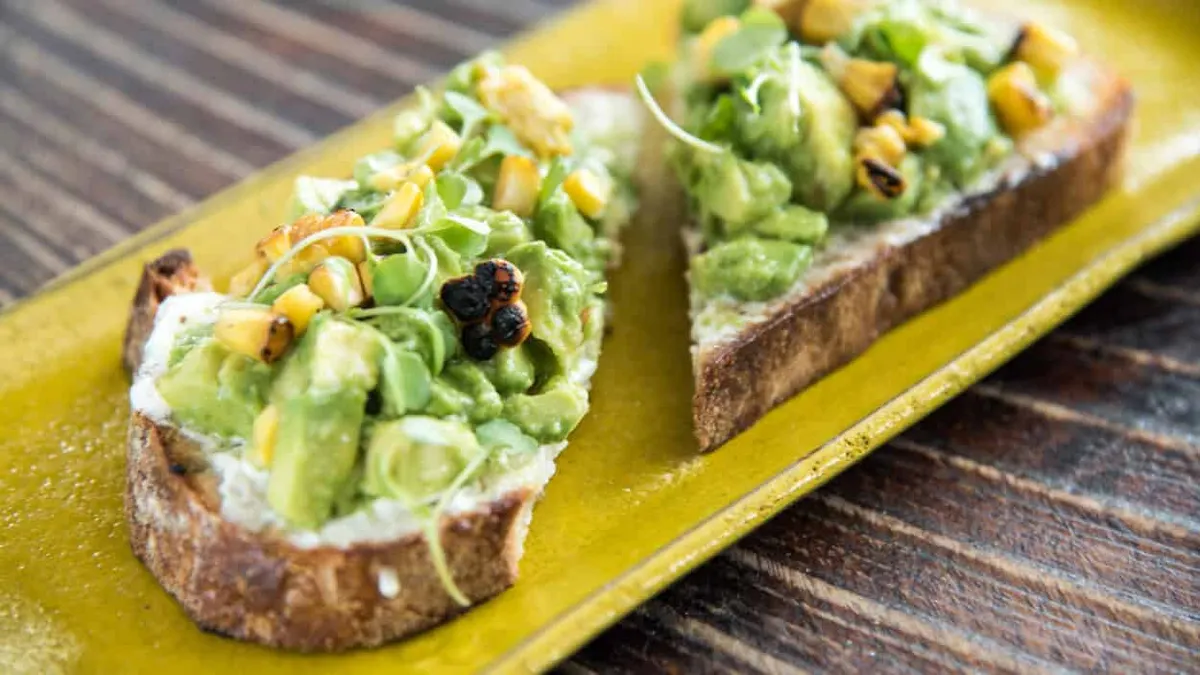 Avocado Toast at Sugarcane raw bar & grill