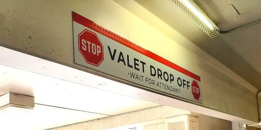 Binions Valet Parking garage 