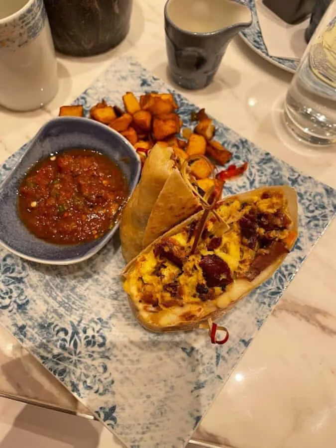 Breakfast burrito