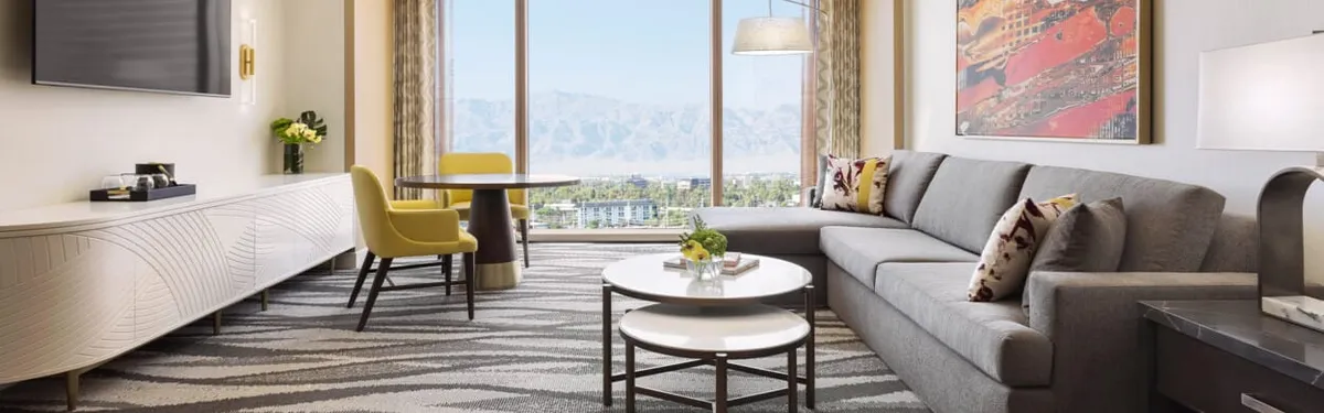 City View One-bedroom Suite Living Area