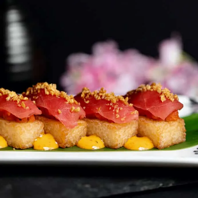 Crispy Garlic Tuna