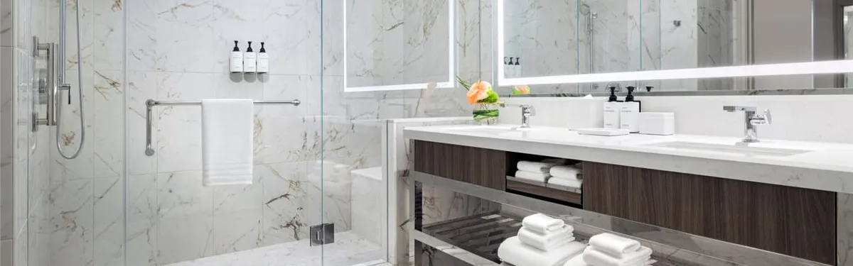 Crockfords Las Vegas Bathroom of Superior Room