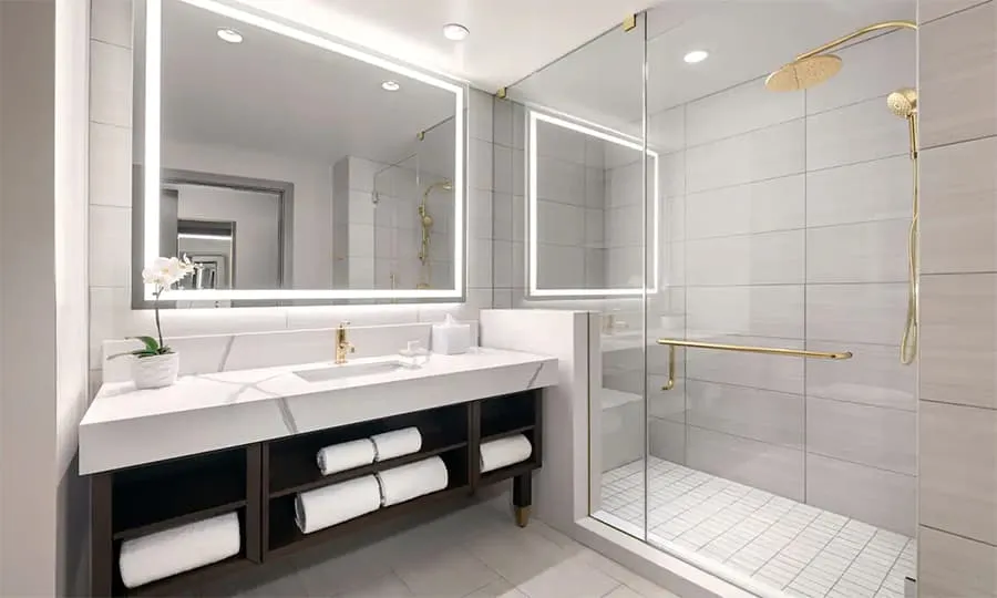 Deluxe Room Bathroom