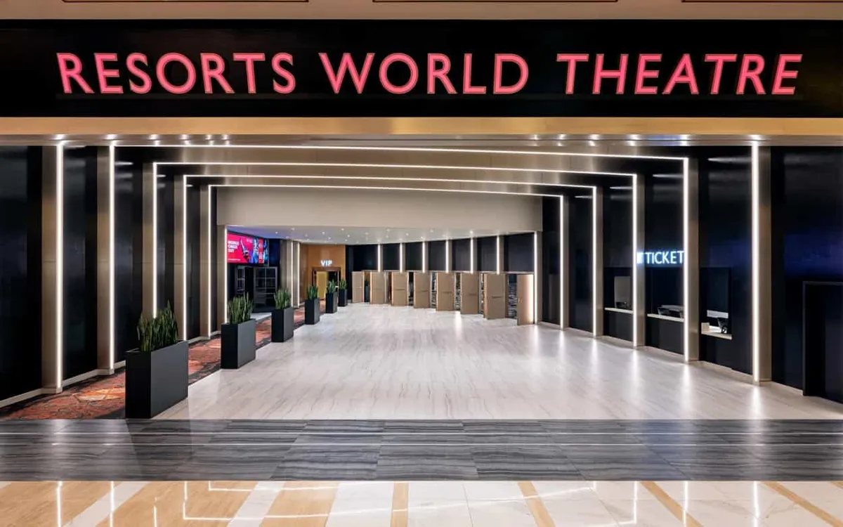 Entry at Resorts World Theatre Las Vegas