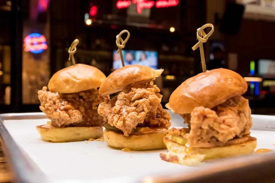 Fried Chicked Sliders