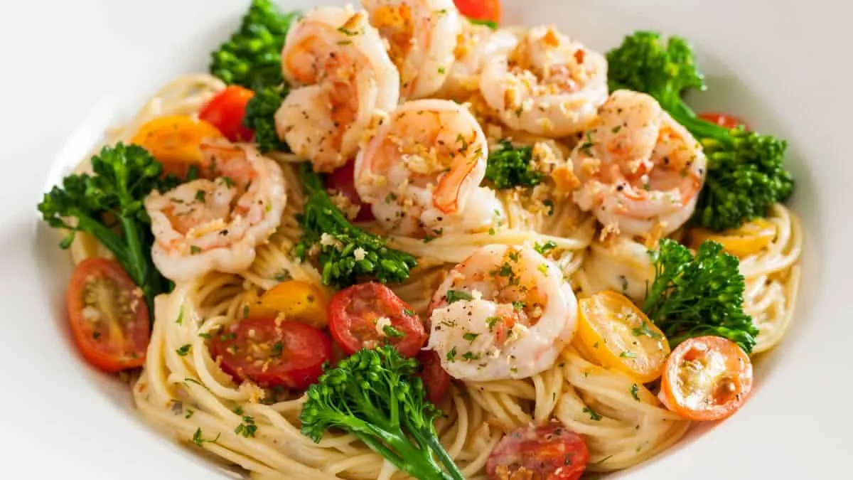 garlic shrimp pasta