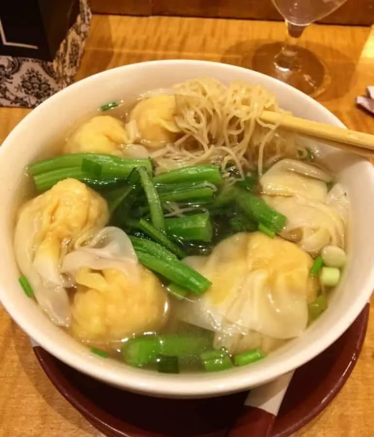 Noodle Soup at noodles bellagio vegas