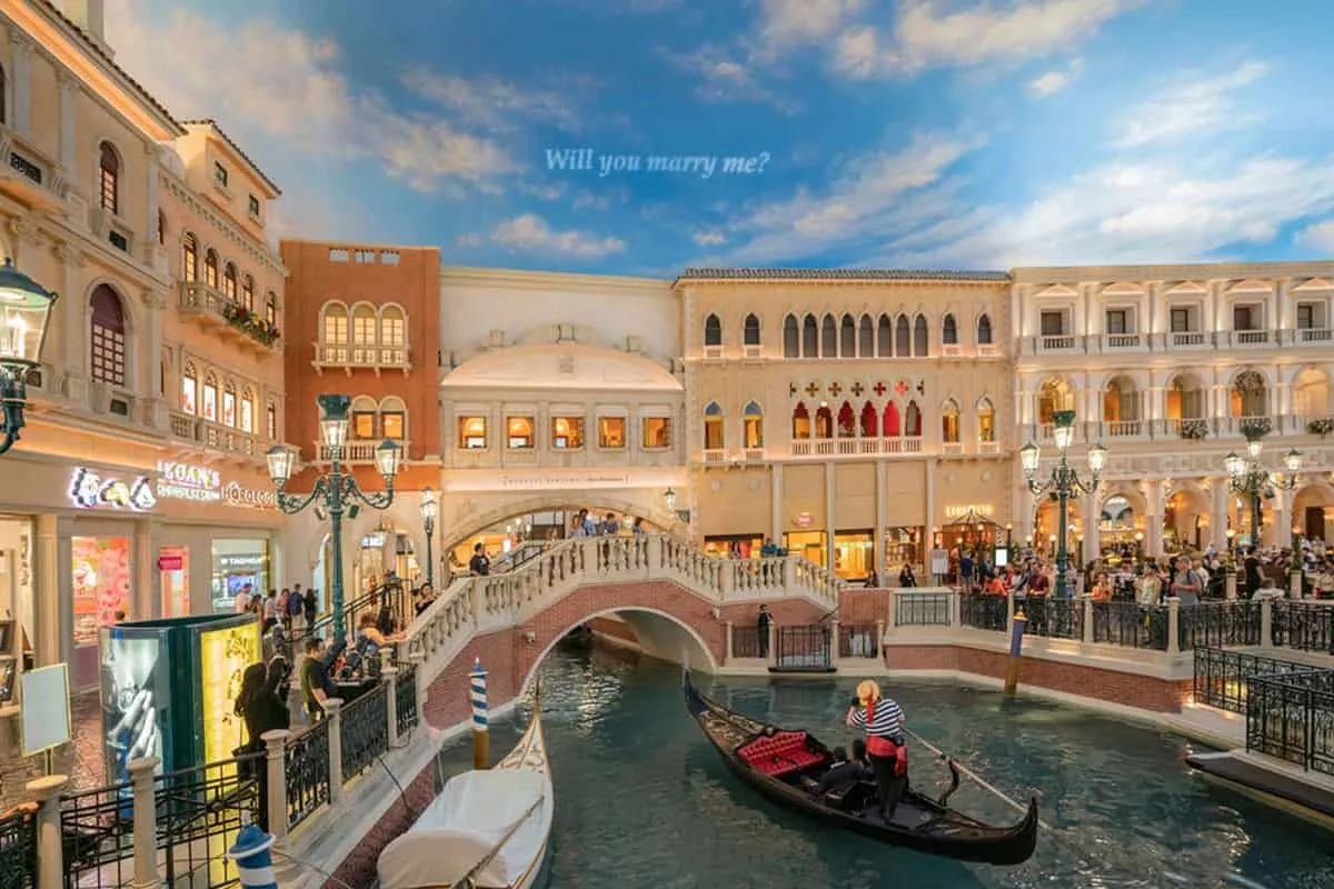 proposals at venetian las vegas