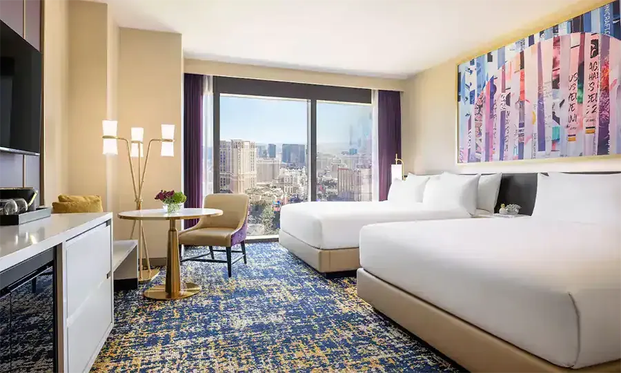 Strip View Queen Deluxe Room