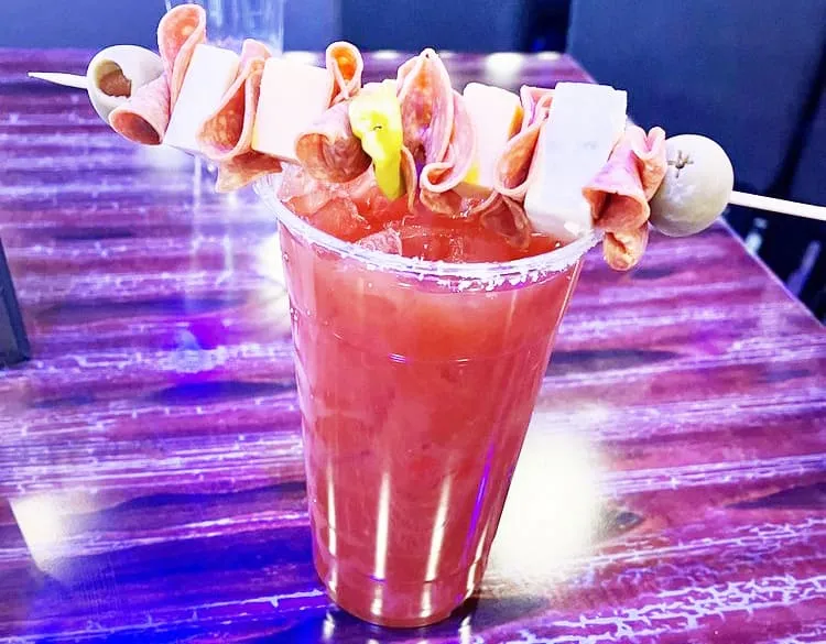 carafes of Bloody Mary