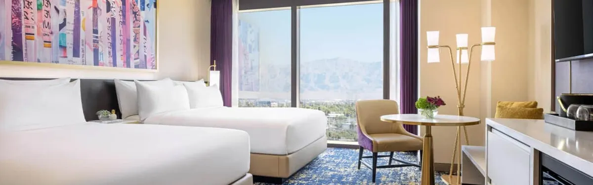 City View Deluxe Queen Room at Las Vegas Hilton at Resorts World