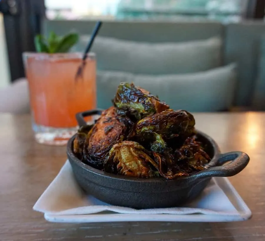 crispy Brussels Sprout at La Cave