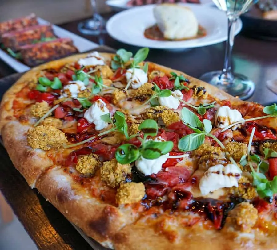 Eggplant Parmesan Flatbread