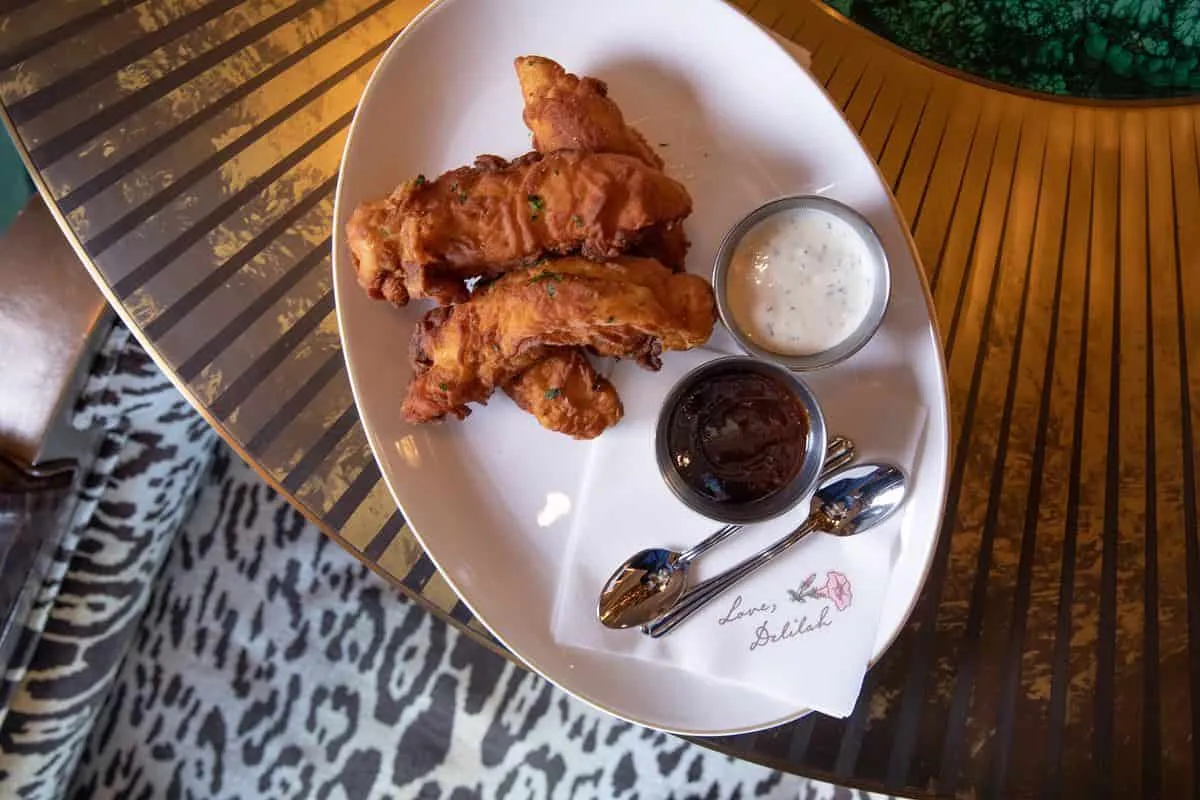 Menu at Delilah Las Vegas