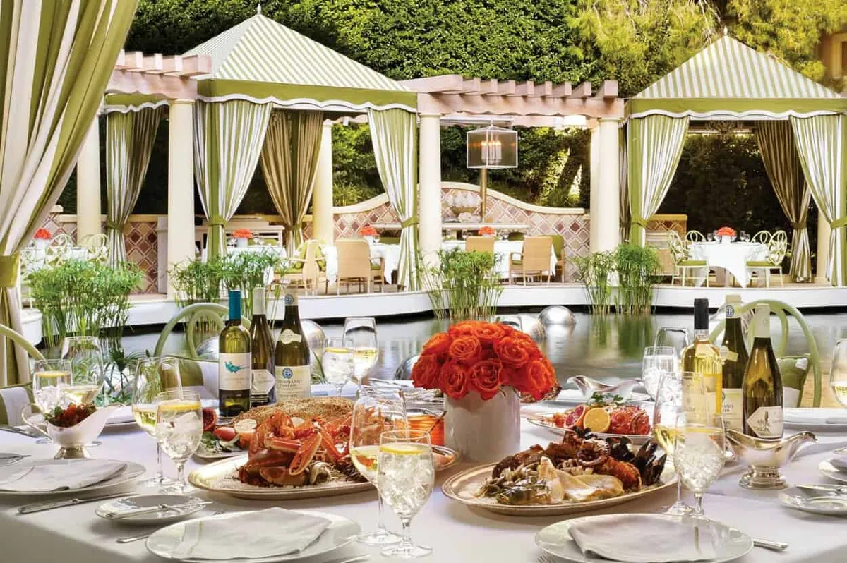 Outdoor Dining at SW Steakhouse Wynn