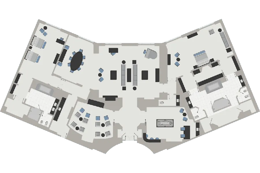 presidential suite venetian floor plan