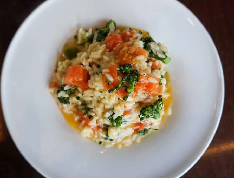 ROASTED TOMATO RISOTTO at La Cave