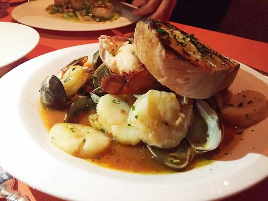 Seafood at Sinatra
