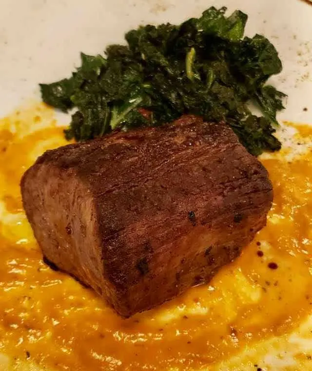 Steak at Lakeside