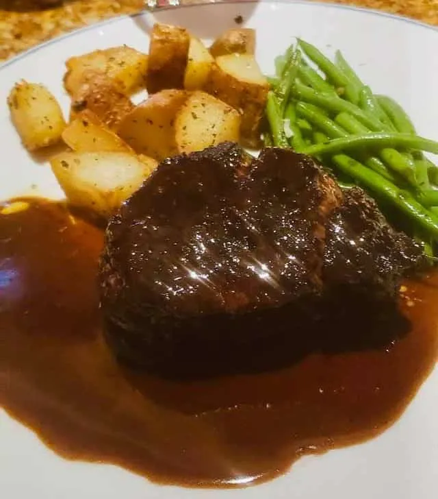 Steak at Lakeside