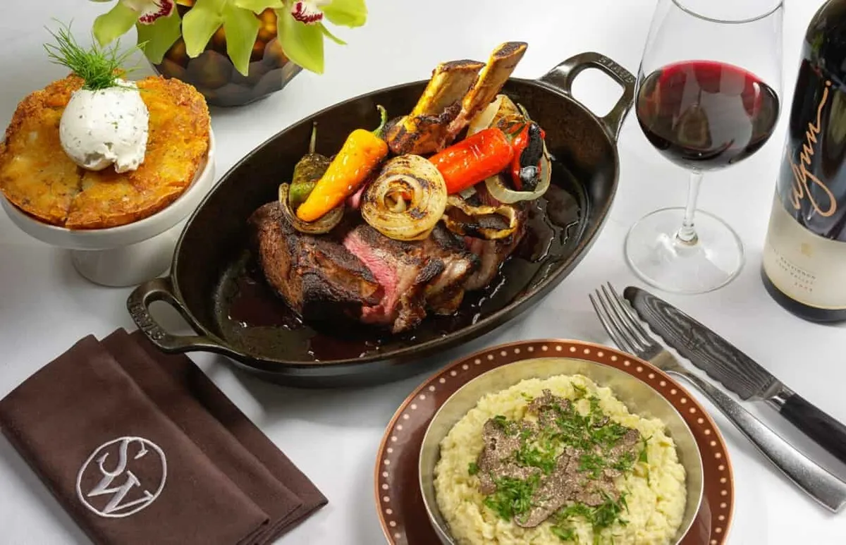 Steaks at SW Steakhouse Wynn