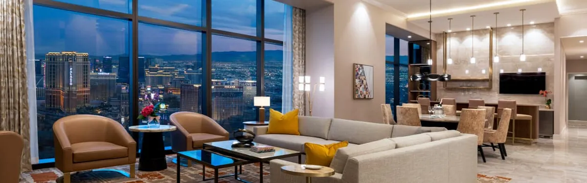 Strip View Four-bedroom Penthouse King Room