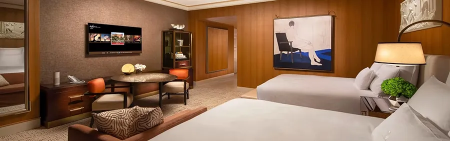 Wynn Tower Suites Two Doubles Room