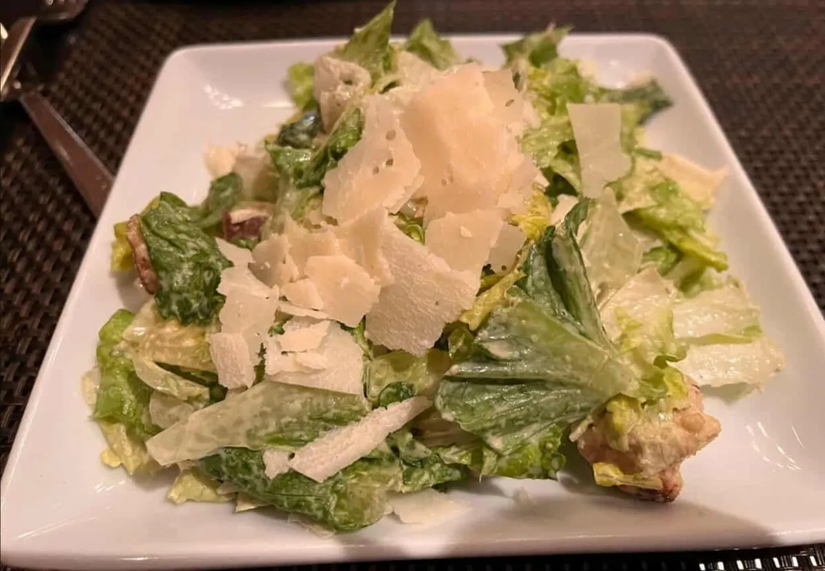 Caesar salad at Allegro