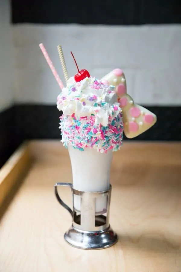 Crazy Shakes at Black Tap Craft Burgers & Beer.