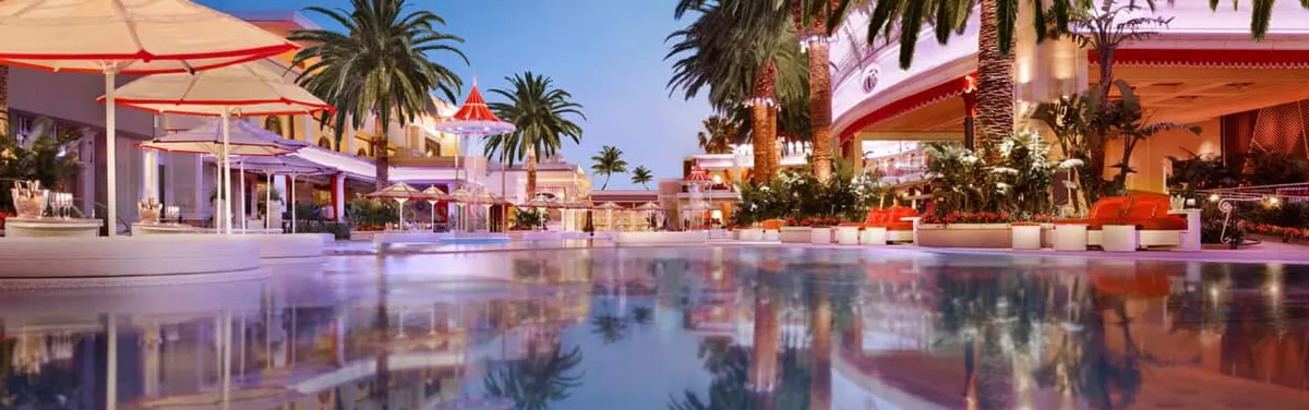 Encore Beach Club at Night
