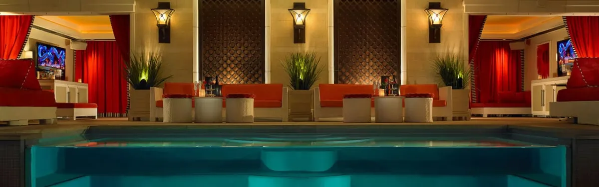 Encore Beach Club at Night