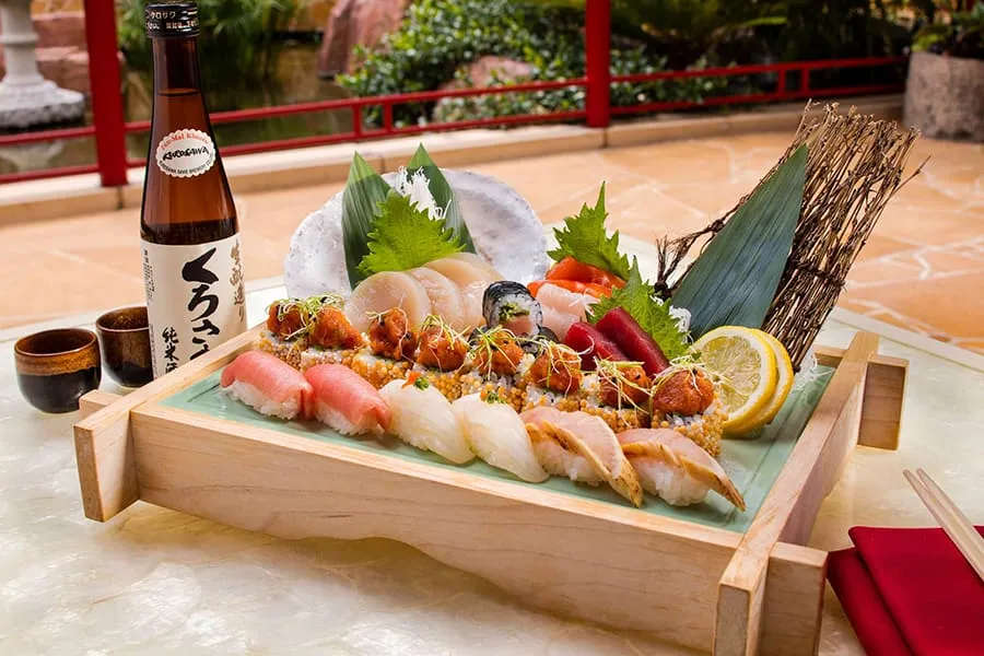 sushi platter