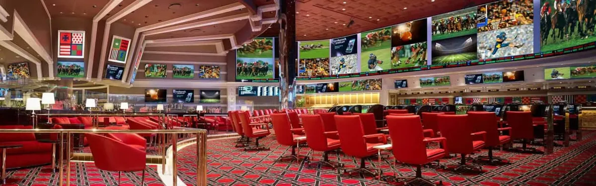 Wynn Race & Sports Book Atmosphere