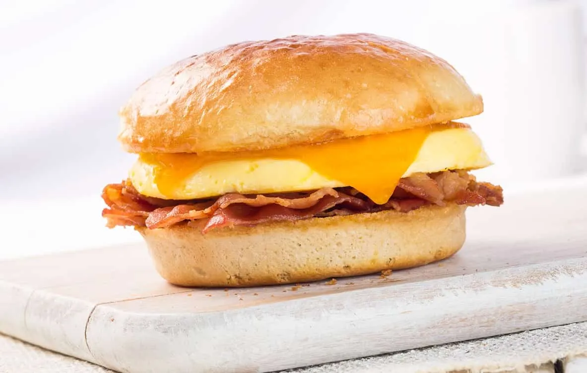 Bacon, Egg & Cheddar in Breakfast