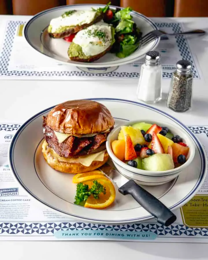 Breakfast Sandwich and Avo Toasta at Saginaw’s Delicatessen