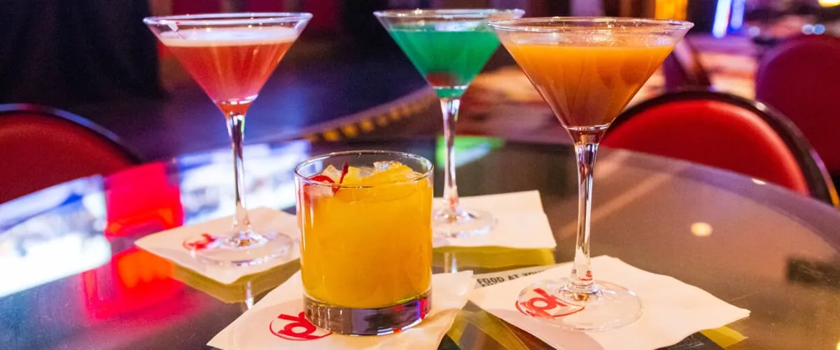 drinks at Extra Lounge