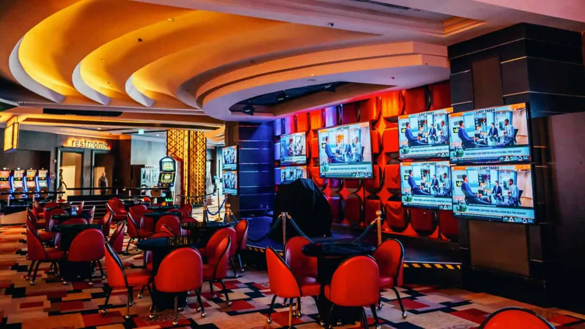 Seating area at Extra Lounge